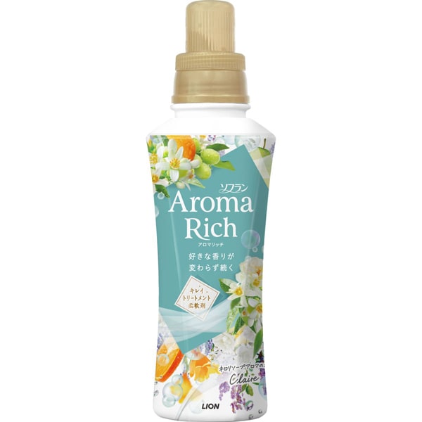 Soflan Aroma Rich Claire Neroli Soap Aroma Fabric Softener 480ml