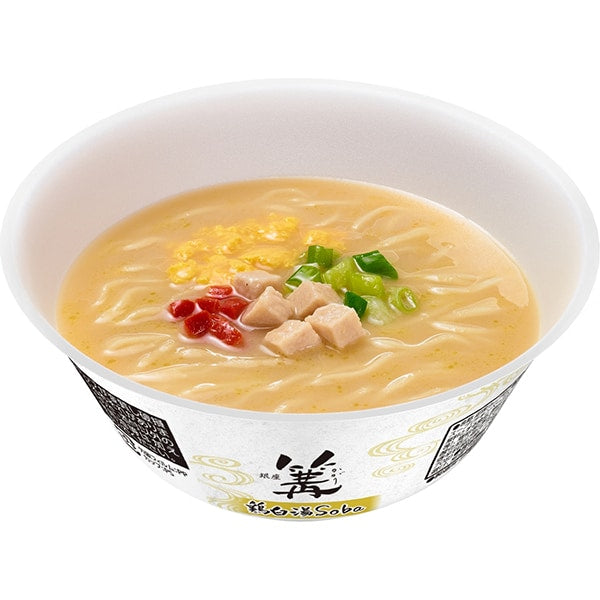 Nissin Foods [Limited Edition] Ginza Kagari Rich Chicken White Soup Soba 103g – Indulge in the Ultimate Chicken Broth Experience