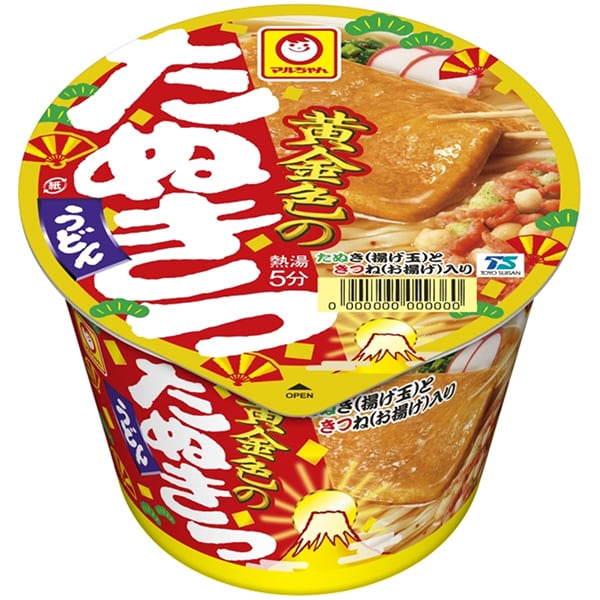 Toyo Suisan Maruchan [Limited Edition] Golden Tanuki Udon 114g – A Luxurious Taste of Traditional Japanese Udon