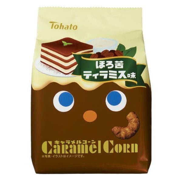 Tohato Caramel Corn – Bitter Tiramisu Flavor 62g