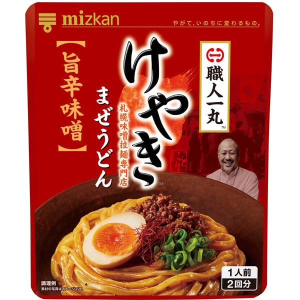 Mitsukan Keyaki Maze Udon Base – Spicy Miso Flavor 56g (28g x 2) | Sapporo Ramen-Inspired Sauce