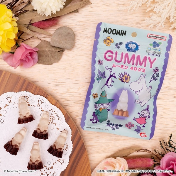 Heart 4D Gummy – Moomin 38g | Blueberry Flavor 3D Moomin Gummies
