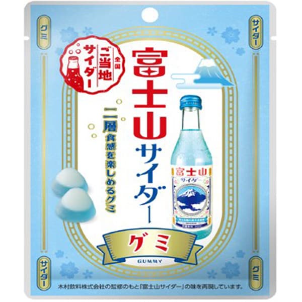 North Colors Mt. Fuji Cider Gummy Candy 40g – Two-Layer Japanese Cider Gummies