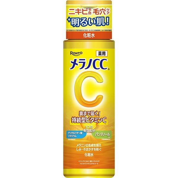 Rohto Melano CC Medicated Anti-Blemish Whitening Lotion - Brightening and evening out your skin tone 170ml [With alcohol]