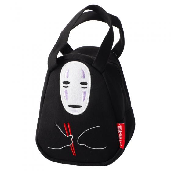 Spirited Away Sweat Material Die-Cut Bag - Kaonashi