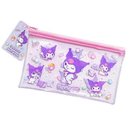 Sanrio Kuromi Clear Pouch – PVC Zipper Case for Travel, Office & Everyday Use