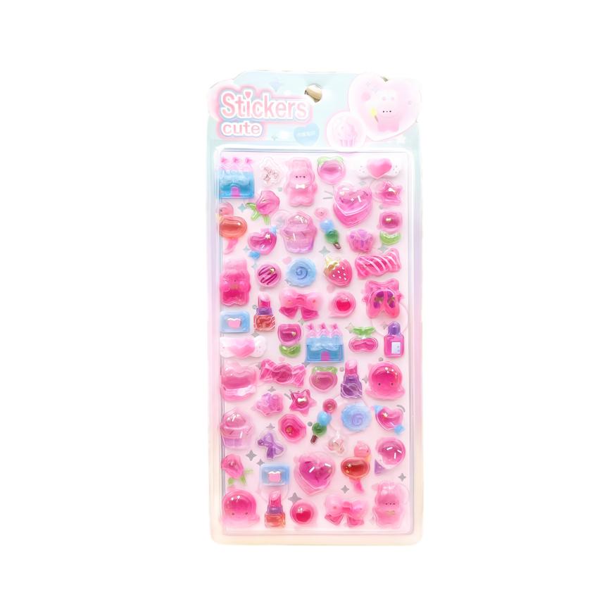 Cute 3D Puffy Stickers – Decorative Epoxy Stickers