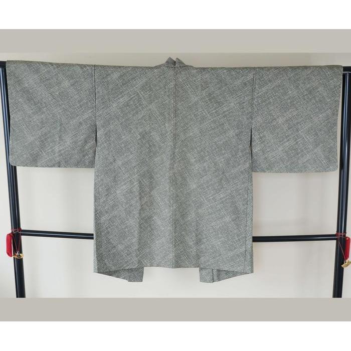 Vintage Haori – Green-Grey with Pattern