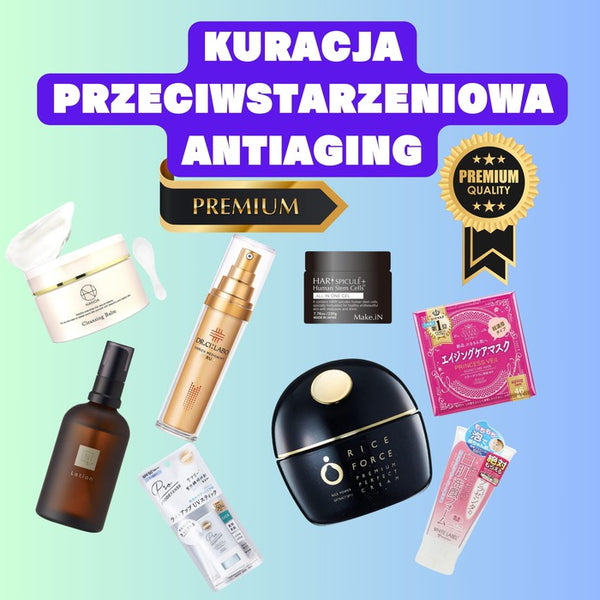 PREMIUM Japoński Zestaw do Pielęgnacji Skóry - PRZECIWSTARZENIOWY