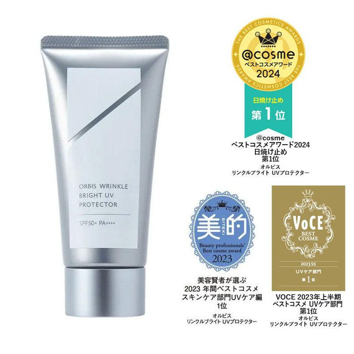 Orbis Wrinkle Bright UV Protector – Sunscreen for Wrinkle Improvement & Skin Whitening 50g [Alcohol-free]
