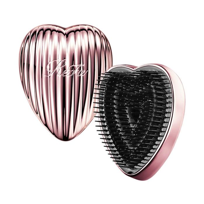 ReFa HEART BRUSH RAY Detangling and Polishing Hair Brush with Stand