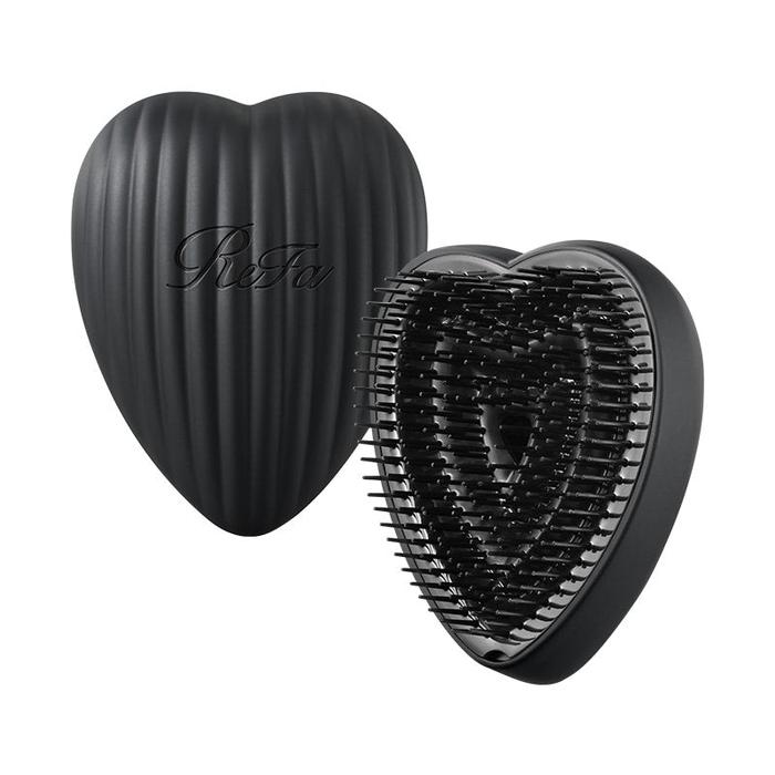 ReFa HEART BRUSH RAY Detangling and Polishing Hair Brush with Stand