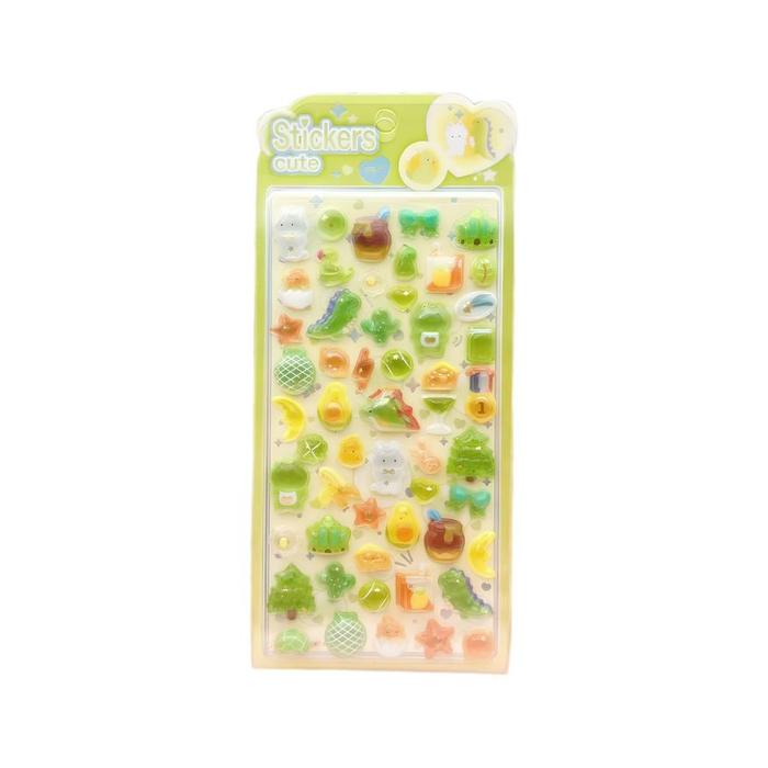 Cute 3D Puffy Stickers – Decorative Epoxy Stickers