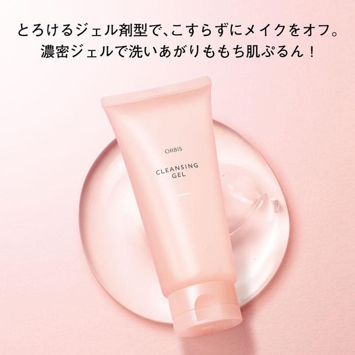 ORBIS Cleansing Gel 150g | Moisturizing Gel Makeup Remover with Hyaluronic Acid, Collagen & Royal Jelly[Alcohol-free]
