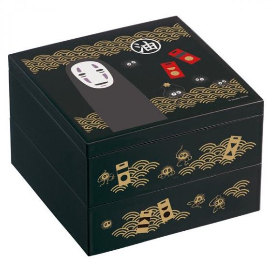 Spirited Away Kaonashi Painted 2-Tier Box (NLW15)