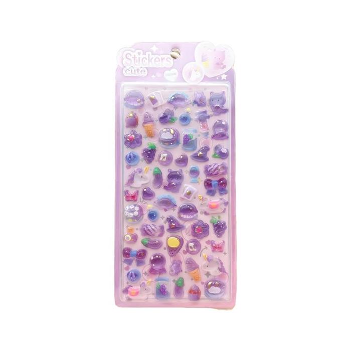 Cute 3D Puffy Stickers – Decorative Epoxy Stickers
