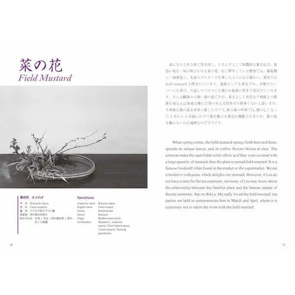 Ikebana: Listening to the Flowers – Japanese-English Bilingual Guide to the Art of Flower Arrangement by Toshiya Kumano