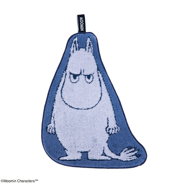 Marushin MOOMIN Die-Cut Hand Towel Organic Cotton Antibacterial