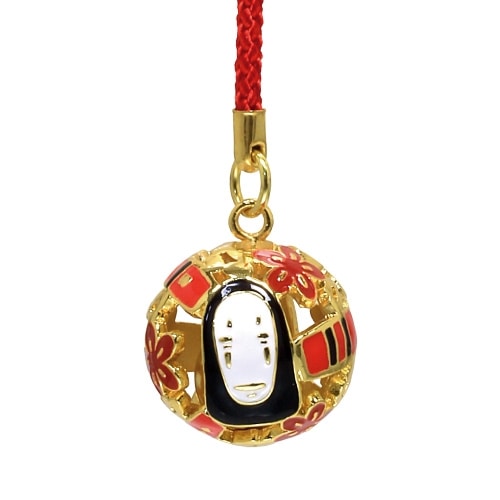 Spirited Away Netsuke Suzu Kaonashi and the Wooden Tag