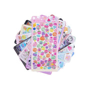 Kawaii 3D Puffy Epoxy Sticker Sheet – Decorative Stickers