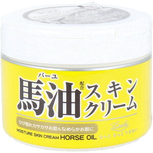 COSMETEX ROLAND Bayu Loshi Moist Aid Horse Oil Skin Cream 220g [with Alcohol]