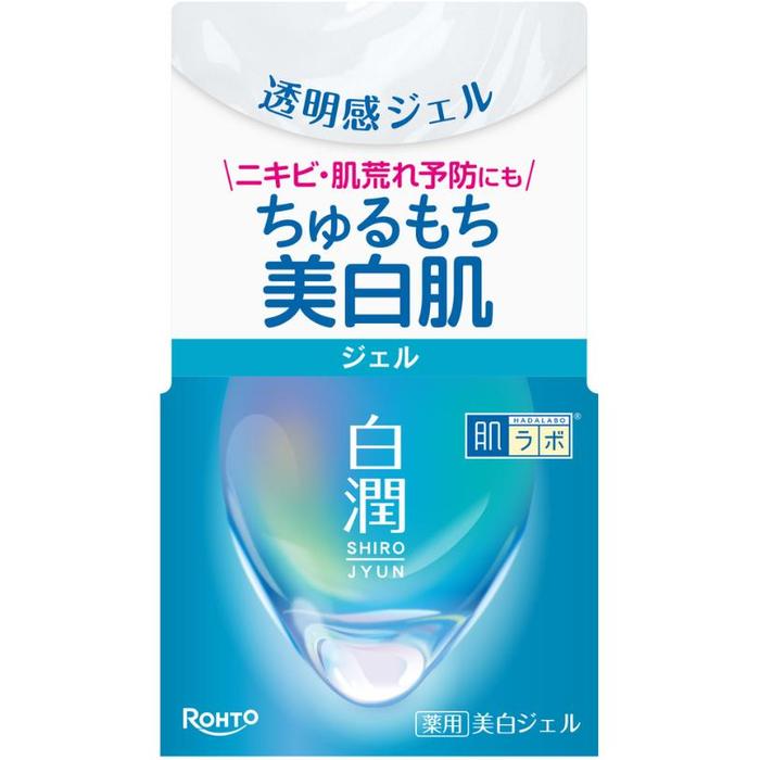 Hada Labo Shirojyun Medicinal Whitening Gel – Brightening Gel for Dark Spots & Freckles, With Tranexamic Acid 100g [Alcohol-free]