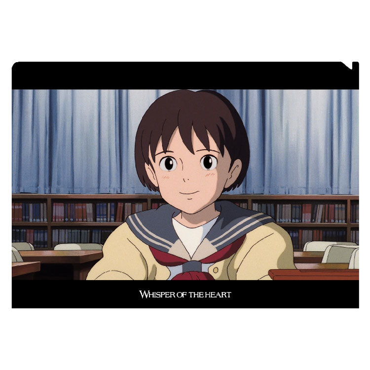 Movic Studio Ghibli Whisper of the Heart A4 Clear File – Shizuku at the Library