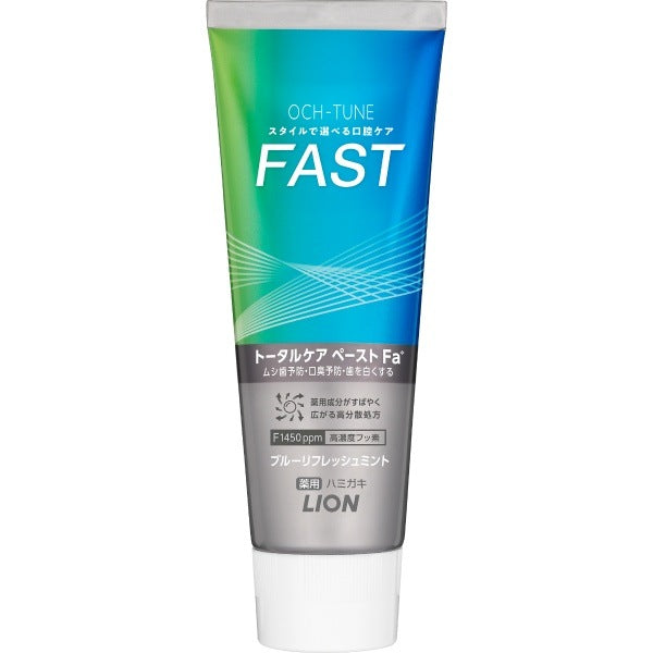 OCH-TUNE Toothpaste FAST -For people who brush their teeth FAST /Refresh Mint 130g