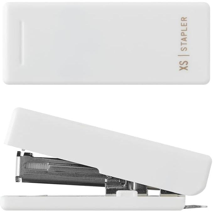 MIDORI XS Compact Stapler – Foldable Mini Stapler with Remover, 4 Colors