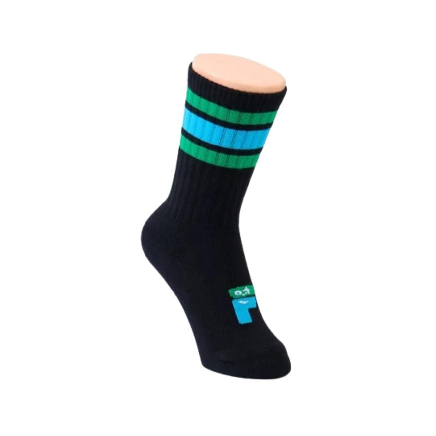 FamilyMart FAMIMA Line Socken – Weiß / Schwarz | 22–25 cm & 25–28 cm