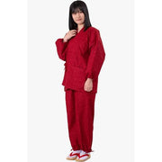 Ai Ai Women's Tsumugi-Style Samue – 100% Cotton, Made in Japan