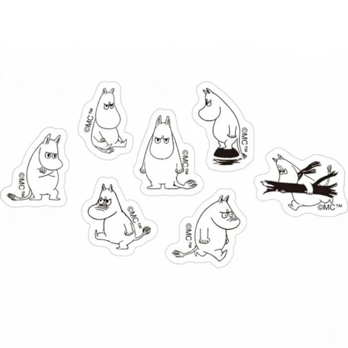 World Craft MOOMIN Face Sticker Sheet – 4 Designs