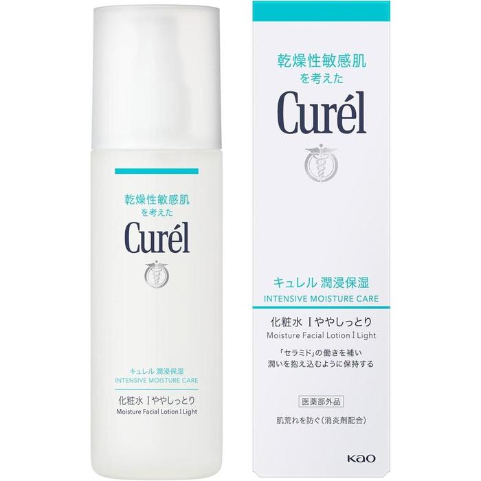 Curél Intensive Moisture Care Lotion – Type I Light / Type II Moist / Type III Very Moist, 150ml (No Alcohol)