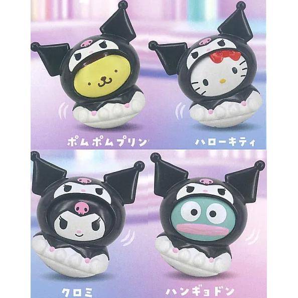 Sanrio Characters Wobbly Figure Mascot Series 3 – 4-Piece Complete Set, Gacha Capsule Toy