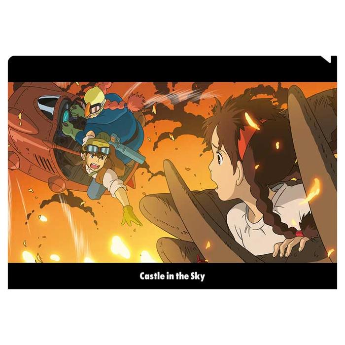 Movic Studio Ghibli Castle in the Sky A4 Clear File – Rescue Scene