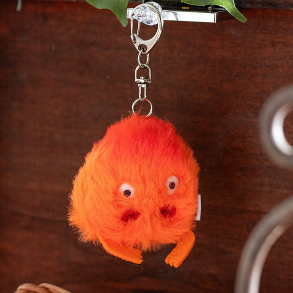 Howl’s Moving Castle Calcifer Keychain Plush