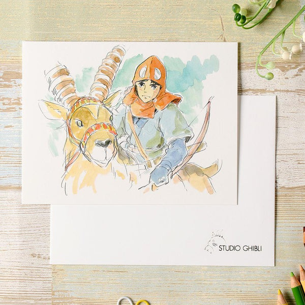 Princess Mononoke Watercolor Series Greeting Card