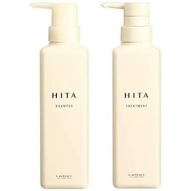 LebeL HITA Shampoo 400ml + Treatment 400ml Set - Professional Hair Care Duo with Keratin (With Alcohol)