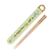 My Neighbor Totoro Antibacterial Dishwasher Safe Chopsticks Box Set Nekobus ABS2AMAG