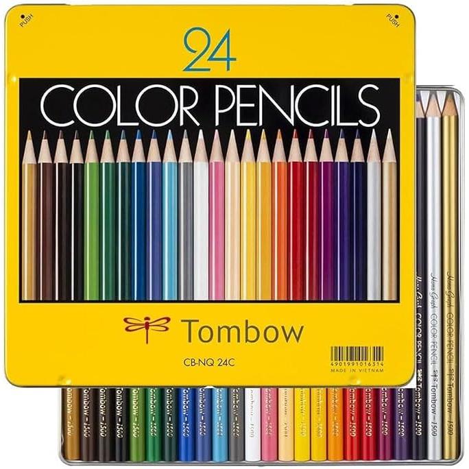 Tombow NQ Fargeblyanter 24 Farger – Boks Sett
