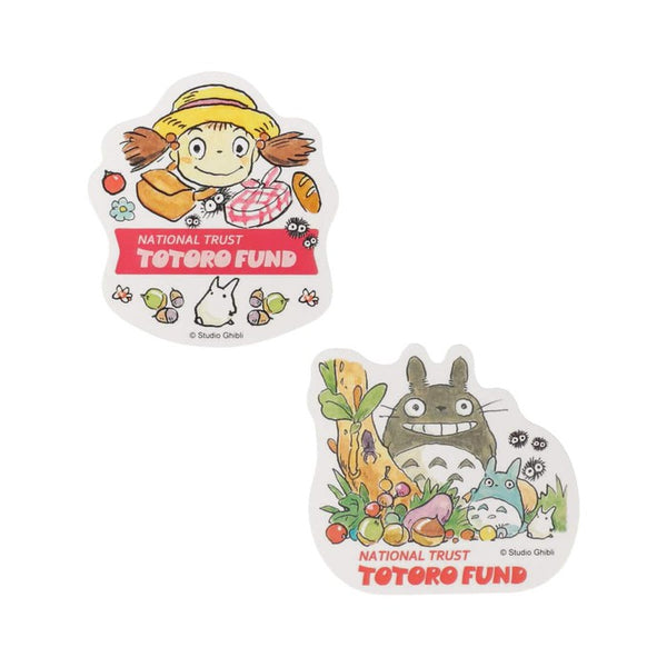 Totoro Fund Goods Die-cut Sticker Cherry Color Set (May Totoro Family) [S-308]