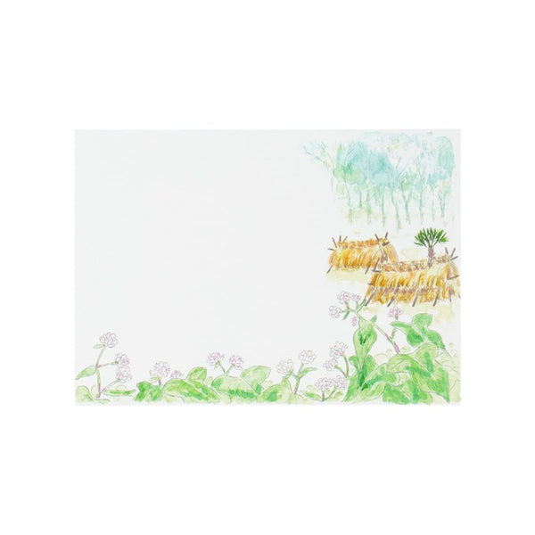 Totoro Fund Goods Postcard (Totoro's Forest Four Seasons/Autumn/Winter) [S-106]