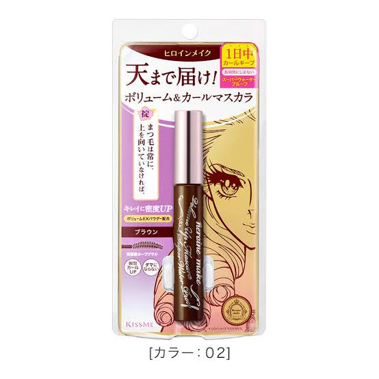 Heroine Make Thickening and curling mascara (brown) 6g [Alcohol-free]