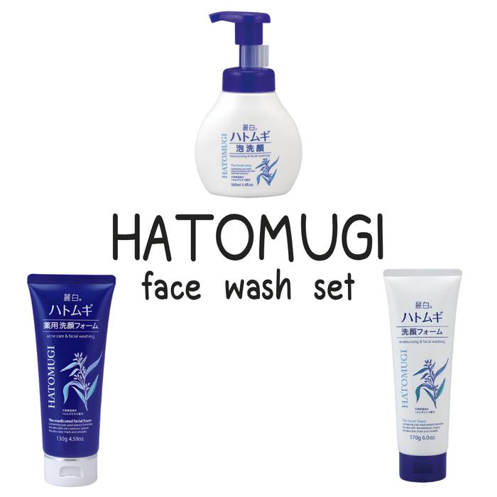 Hatomugi Face Wash Set