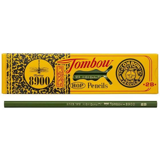Tombow MONO 8900 Pencils 12-Pack – 2H / H / F / HB / B / 2B