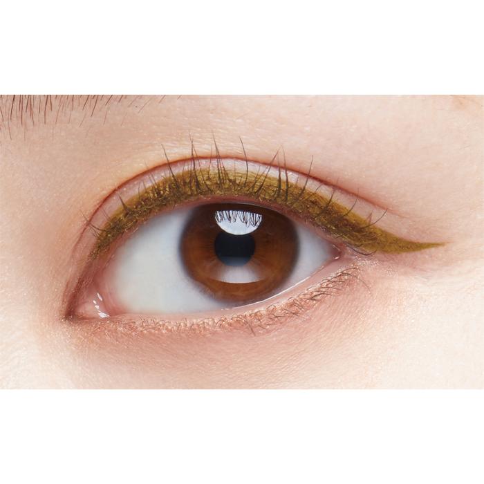 Silky Liquid Eyeliner WP – Ultra-Fine, Long-Lasting Waterproof Precision Liner Mustard Brown [With alcohol]