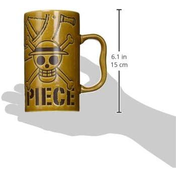 One Piece Pirate Flag Water-Repellent Jug Mug 600 ml – Large Ceramic Mug, Made in Japan