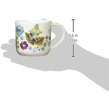 Yamaka Shoten MOOMIN "Herbarium" Mug with Snufkin Pattern, White 350ml