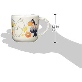 Yamaka Shoten MOOMIN "Herbarium" Mug Moomin Pattern White 350ml