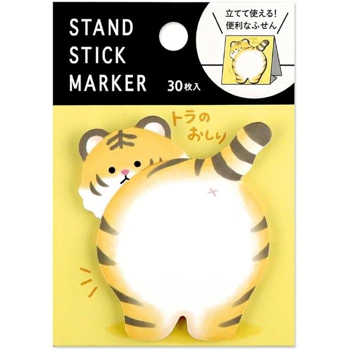 MIND WAVE Stand Stick Marker – Animal Butt Sticky Notes, 3 Designs